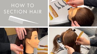 How to Section Hair - Demonstration