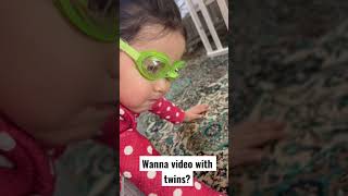 Хотите видео с близняшками?❤️#children #twins #baby#близняшки #дети #дети