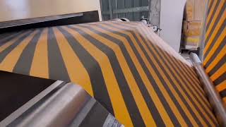 PVC yellow & black Warning floor anti-slip tape , good adhesion  Producing