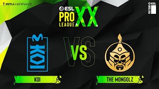 KOI vs. The MongolZ | Mid Bracket | Fase de Grupos | ESL Pro League S20