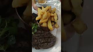 GRILLED SCOTTISH RIBEYE STEAK COOKED MEDIUM #steak #asmr #short #shortsvideo #viral #trending  #bgmi