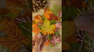 Herbstblätter | Das Basteln der Herbstdeko geht los! #diy #basteln #herbstdeko #stampinup #stanzen