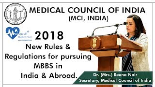 MCI New Rules & Regulations Announcement 2018