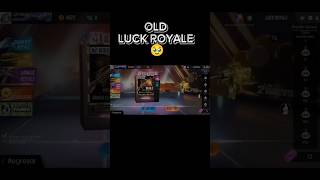 OLD LUCK ROYALE 🥹 | WHO GONNA MISS THISS LUCK ROYALE COMMENT DOWN 👇 #freefireshorts #shorts #viral