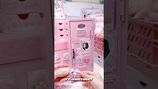 JISOO PINK CABINET ORGANIZATION #jisoo #blackpink #diy #shorts #fypシ