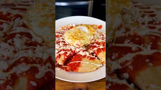 Chilaquiles Rojos Rellenos #shorts