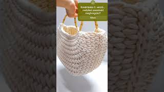 Kosártáska 3. verzió horgolása, Crochet Basketbag  Version 3... melyikből készüljön videó?