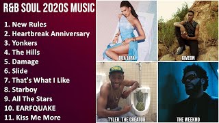 R&B SOUL 2020S Music Mix - Dua Lipa, Giveon, Tyler, the Creator, The Weeknd - New Rules, Heartbr...