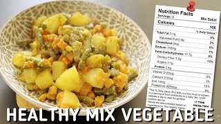 Healthy weight loss mix sabzi | mix vegetable | THK