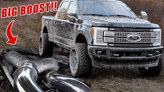 TESTING the New 6.7 Powerstroke Intercooler Piping?? - GOING FULL BOOST