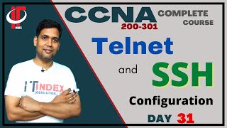 Telnet and SSH Configuration  | Enable, Secret, Console, line VTY Password  | Set Privilege level