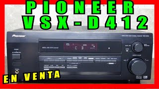 Amplificador receiver PIONEER VSX-D412 (video de funcionamiento para su venta) #vendido