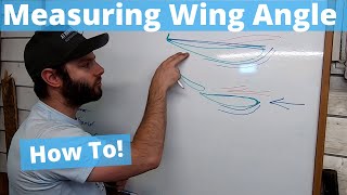 How to Measure Wing Angle - Single and Dual Element Wings