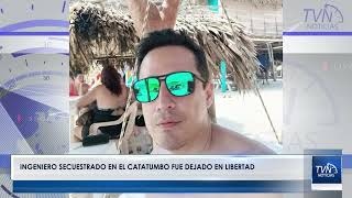 INGENIERO SECUESTRADO EN EL CATATUMBO FUE DEJADO EN LIBERTAD