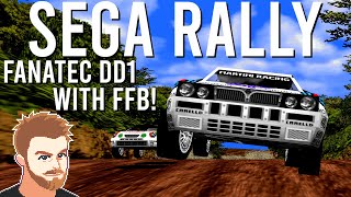 Sega Rally Championship with a Fanatec DD1 is So GOOD! (Brutal FFB!)