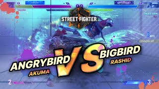 SF6 → AngryBird (Akuma) vs BigBird (Rashid) - Street Fighter 6