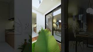 interior rumah modern minimalis 2 lantai 6x12 m