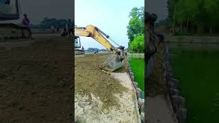 SANY Excavator Finishing Work.#shorts