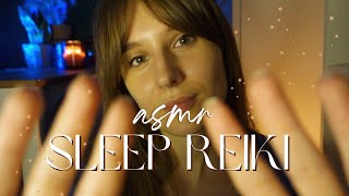 ASMR po polsku 🌙 Reiki Na Sen 😴 + masaż głowy na lepszy sen (szept, ruchy dłoni, ciarki)