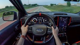 2024 Ford Ranger Raptor - POV Night Drive (Binaural Audio)