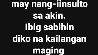 Nakikita mo mali ng iba pero ang mali mo hindi.