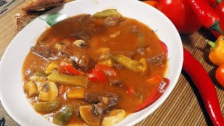 Boeuf Stroganow -  jak zrobić -  szybki , łatwy  przepis