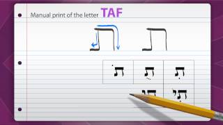 The Hebrew Letters -  Taf