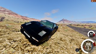 Eventually I Crashed this Vintage Supercar | BeamNG.drive (Gamepad Gameplay)