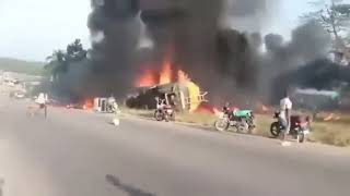 Over 40 passed on as fuel tanker exploded in Liberia’s Totota