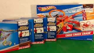 HOT WHEELS Wall Tracks and Criss Cross Crash Haul - Bargain Hunt