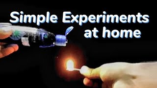 Simple home experiment. Science experiments. #experiment