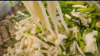 How to make hot pot soup base with noodles at home| non-spicy.