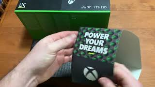 Unboxing Xbox series X