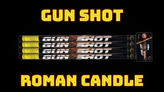 Gunshot Roman Candle 5 Shots by Gemstone Fireworks