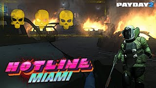 Hotline Miami on Overkill - Payday 2 (Huge XP, Huge Payout)