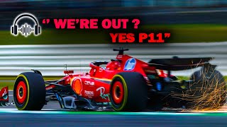 " It didn‘t feel good '' Leclerc Team Radio after P11 on BritishGP 2024