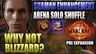 Shaman Enhancement Arena 3v3 - War Within pre-expansion - Zero points after 3 wins.