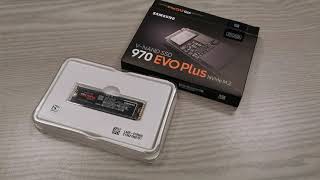 Samsung V-NAND SSD 970 EVO Plus NVMe M.2 Unboxing