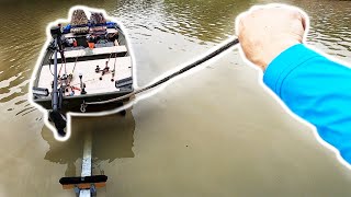 I Did It By Myself! (Unloading Jon Boat)