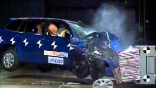 Crash Test 2012- Toyota Corolla Axio / Fielder (Frontal Offset) JNCAP