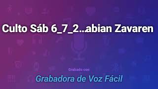 Culto Sáb 6/7/24 Predica herm Fabian Sabaren