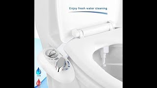 HTD Non-Electric Hot & Cold Water Bidet Attachment Review from htdsanitary.com