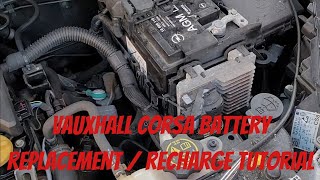 How to replace/ remove Corsa E battery