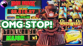 Major Jackpot is More than the Grand! 😱 I Kept Winning Big on Iron Horse!