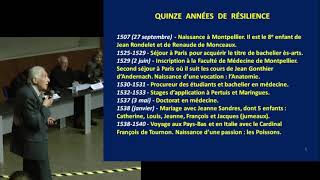 Guillaume Rondelet (1507-1566) Le futur est l’avenir du passé