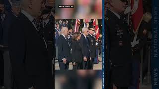 Joe Biden and Kamala Harris in Arlington VA for Veterans Day ceremony