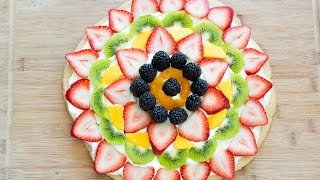 FRUIT PIZZA RECIPE - Easy and fun dessert