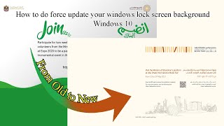 How to do force update your windows lock screen background on Windows 10