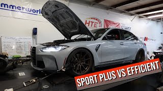 Efficient vs Sport Plus / Which Makes More Power?  / G80 M3