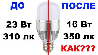 Делаю мощную LED лампу экономичнее и более яркой. Возможно?